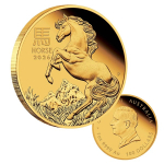 1 oz Gold Australien 2026 Proof - PFERD - Jahr des...