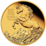 1 oz Gold Australien 2026 Proof - PFERD - Jahr des Pferdes Year of the Horse - Lunar III - 100 AU$ - Goldpferd