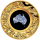2 oz Gold Australien 2025 Proof - Blauer Lepidolith - Serie Great Southern Land - Silber 200 AU$  Jede Münze ein UNIKAT