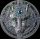 NEU* New* 2 oz United Crypto States 2025 Antique - WOLF TECHNO TOTEM - Kristallelement - Silber Antique 1000 Satoshi - QR-Code Hologramm