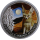 1 oz Niger 2013 Proof - FENNEC / WÜSTENFUCHS - Jadestein - Silber Color 1.000 Francs