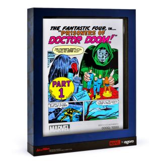 1 oz Niue 2025 Proof - Prisoners of Doctor Doom COMIX#5 - Die FANTASTISCHEN VIER #1 The Fantastic Four #5 - COMIX ART in MOTION  - silber color 2 NZ$  - Ausgabe 2!       #1
