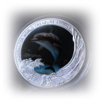 24,1 g Bimetall Color Proof - DELFIN / DOLPHIN - Guardian...