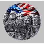 AURINUM*TOP*ANGEBOT** 2 oz Ghana 2024 - MOUNT RUSHMORE -...