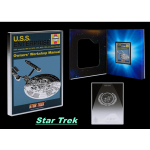1 oz Niue 2025 Proof - STAR TREK MANUAL USS ENTERPRISE MANUAL / Bedienungsanleitung -  silber 2 NZ$ - NZ Mint Agoro