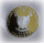 1 oz Kamerun 2010 Gilded Proof -  CROSS RIVER GORILLA & BABY - Silber Color 1000 Francs Bull & Bear