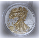 Neu* 1 oz USA 2009 Gilded Sternenstaub Edition- LIBERTY AMERICAN EAGLE - Stardust Edition