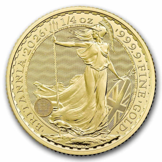 NEU* 1/4 Unze Gold UK 2026 BU Britannia King Charles - England 2026 BU - Vierte Auflage mit King Charles