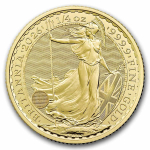 NEU* 1/4 Unze Gold UK 2026 BU Britannia King Charles -...