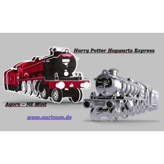 1 oz Niue 2025 Proof - Hogwarts Express Harry Potter Magical Transport (1) - silber color 2 NZ$ - START MOTIV 1st Theme