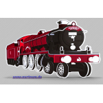1 oz Niue 2025 Proof - Hogwarts Express Harry Potter Magical Transport (1) - silber color 2 NZ$ - START MOTIV 1st Theme