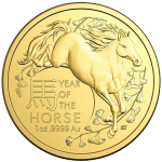 1 oz Gold Australien RAM 2026 BU - PFERD - Jahr des...