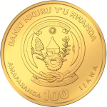 1 oz Gold Ruanda 2025 BU - RADSPORT / CYCLING -  Sporting...