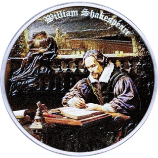 NEU* 1 oz Fiji 2024 COLOR - ROMEO & JULIA - WILLIAM SHAKESPEARE - Romantische Liebesgeschichte - Silber 1 NZ$