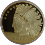 NEU* 10,47 oz / 326 g Kupfer Proof - INDIANER & ADLER...