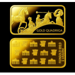 2 g Goldbarren QUADRIGA Proof