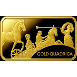2 g Goldbarren QUADRIGA Proof