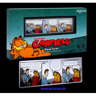 1 oz Niue 2025 Proof - GARFIELD FIRST EVER - Nickelodeon - silber Rectangle color - 2 NZ$