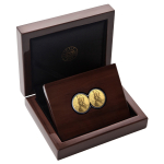 2 x 1/2 oz Gold Südafrika Big Five NASHORN / RHINO  2025 Proof South Africa - Silber Doppel-Kapsel