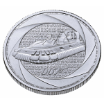 NEU* 1 oz UK 2026 BU - BOND007 - OSPREY HOVERCRAFT - Six Decades BOND / Sechs Jahrzehnte 007 - Quantum of  Solace / Die Another Day - Silber Bond in den 00`S - 2 Pfd.