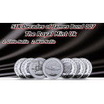 NEU* 1 oz UK 2026 BU - BOND007 - OSPREY HOVERCRAFT - Six Decades BOND / Sechs Jahrzehnte 007 - Quantum of  Solace / Die Another Day - Silber Bond in den 00`S - 2 Pfd.
