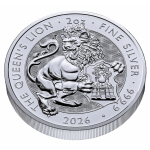 NEU* 2 oz UK 2026 Tudors Beasts BU - BRITISH LION -...