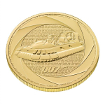 NEU* 1 oz Gold UK 2026 BU - BOND007 - OSPREY HOVERCRAFT - Six Decades BOND / Sechs Jahrzehnte 007 - Quantum of  Solace / Die Another Day - Silber Bond in den 00`S - 100 Pfd.