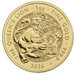 NEU* 1 oz Gold UK 2026 Tudors Beasts BU - BRITISH LION -...