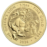 NEU* 1/4 oz Gold UK 2026 Tudors Beasts BU - BRITISH LION...