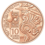 Österreich 10 Euro Kupfer 2025 - Aufbrezeln - Leder - 2025 - gschneizt & kampelt