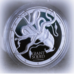 1 oz Niue 2015 Proof - RIESENKALMAR / GREAT SQUID -...