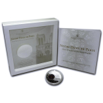 50 g Silber Cook Islands 2011 Proof - NOTRE DAME PARIS  Windows of Heaven - 10 $