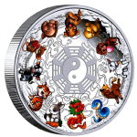 5 oz Tuvalu 2025 Proof Sonderedition - BABY-LUNARE YIN...