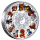 5 oz Tuvalu 2025 Proof Sonderedition - BABY-LUNARE YIN YANG  - Silber Color 5 $