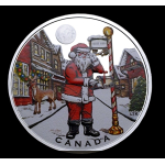 1 oz Kanada 2025 Proof UV-Effekt - SANTA CLAUS Weihnachtsgrüsse vom Nordpol - Christmas Greetings from North Pole - 20 CA$