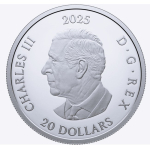 1 oz Kanada 2025 Proof UV-Effekt - SANTA CLAUS Weihnachtsgrüsse vom Nordpol - Christmas Greetings from North Pole - 20 CA$