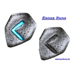 NEU *1 oz RUNEN Barren Germania - KENAZ - Klarheit des...