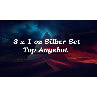 3  x 1 oz SILBER*SET AURINUM*TOP*ANGEBOT * sofort lieferbar * available immediately * Nur bei Aurinum !!