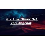 3  x 1 oz SILBER*SET AURINUM*TOP*ANGEBOT * sofort...