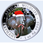 1 Unze Silber Somalia 2021 - Weihnachts Schneekugel /...