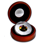 5 oz Solomon Islands 2019 Proof - PARIS EIFELTURM 130 Jahre mit Integriertem Glas - Translucent Treasures - 1$