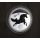1 oz Kamerun 2014 Black Proof - Jahr des Pferdes YIN YANG / Year of the HORSE - Star Horse Artist Edition - 1000 Francs