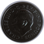 1 oz UK  BRITANNIA 2024 Ruthenium Gilded - UK Großbritannien - KING CHARLES - Neue Britannia 2024
