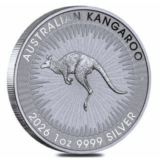 NEU* 1 oz Australien 2026 BU - Känguru Kangaroo - Silber BU 1 $ - Perth Mint - Anlagesilber / Investment coin
