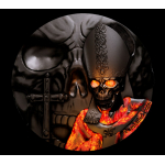 ab Lager** 2 oz Kamerun 2025 - ZOMBIFIED POPE - Der ZOMBIEPAPST - Antique Glow-in-the-Dark - 2000 Francs - Innovativserie !