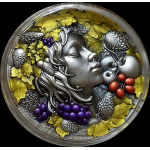ab Lager*Neu* 2 oz Kamerun 2025 - Göttin der Ernte / GODDESS SIF Norse Blessing - 2000 Francs - Innovativserie !