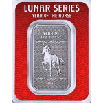 NEU* 1 oz Silber-Barren 2026 Coin Card - Jahr des PFERDES...