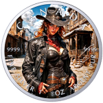NEU* 1 oz Maple Leaf 2025 - REDHEAD OUTLAW / Die...