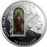 50 g Silber Cook Islands 2012 Proof - ST. ISAAC...