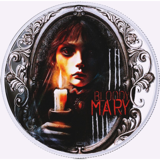 NEU* 1 oz Kamerun 2026 Black Proof Obsidian - BLOODY MARY - URBAN LEGENDS  - Silber 1000 Francs